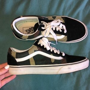 Camo oldschool vans